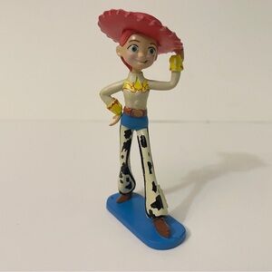 Disney Pixar Toy Story Jessie Cowgirl 3" Mini Figure Figurine Blue Base